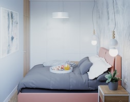 72 m2 w Warszawie - Sypialnia, styl nowoczesny - zdjęcie od Szkic Design - Projektowanie wnętrz - Homebook