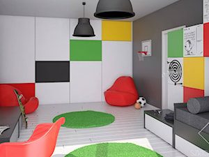 Projekt Pokoju Nastolatka - Pokój dziecka, styl nowoczesny - zdjęcie od Szkic Design - Projektowanie wnętrz