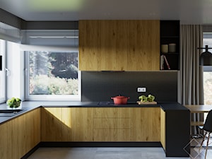 Dom w Słupnie - Kuchnia, styl industrialny - zdjęcie od Szkic Design - Projektowanie wnętrz