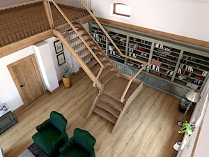 Rustykalny dom - Średni biały salon, styl rustykalny - zdjęcie od Beata Szczudrawa projektowanie wnętrz