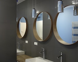 Łazienka z okrągłymi lustrami - Łazienka, styl nowoczesny - zdjęcie od Cobe.Art - Homebook