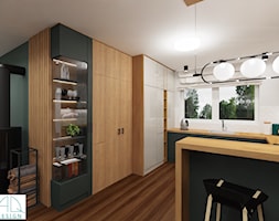 dom w Łodzi - Młoda rodzinka 2+2 (2021) - Kuchnia, styl nowoczesny - zdjęcie od AQ Design - Homebook