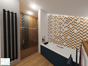 łazienka rodzinna (2+2) - Łazienka, styl nowoczesny - zdjęcie od AQ Design