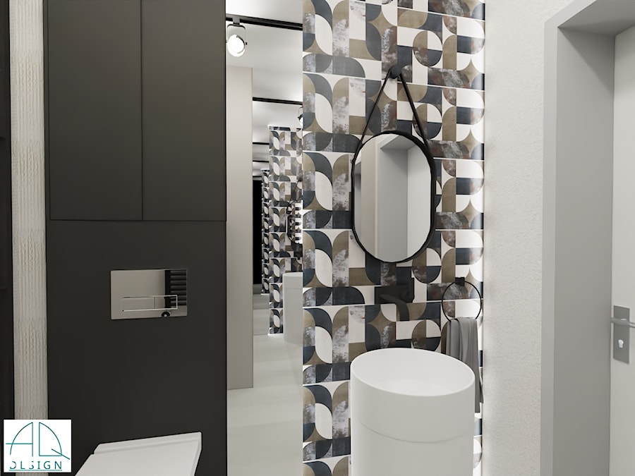 łazienka dla gości - zdjęcie od AQ Design