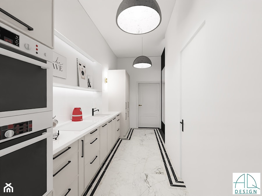 projekt Kamienica (2022/23) - Kuchnia, styl minimalistyczny - zdjęcie od AQ Design