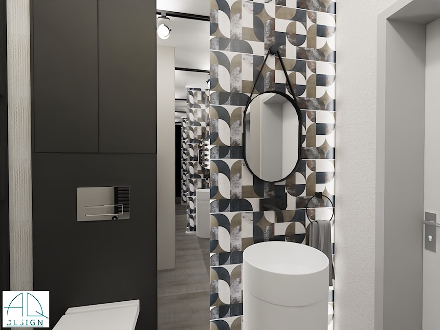 łazienka dla gości - zdjęcie od AQ Design