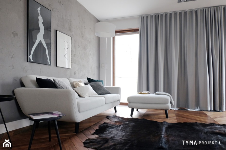 Mieszkanie z widokiem na Stare Miasto - Salon, styl nowoczesny - zdjęcie od TYMA PROJEKT - Homebook