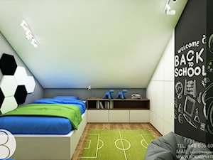 Pokój chłopca piłka nożna - zdjęcie od BOKA Pracownia Wnętrz