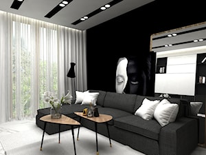 Apartament Plac na stawach - Salon, styl nowoczesny - zdjęcie od BOKA Pracownia Wnętrz