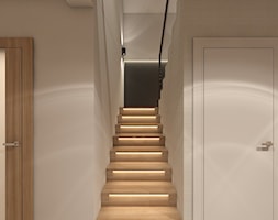 (Zawiercie) Projekt domu jednorodzinnego 12 - Schody, styl nowoczesny - zdjęcie od BAGUA Pracownia Architektury Wnętrz - Homebook