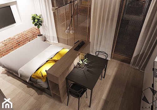 Mieszkanie 9 - Mała jadalnia w kuchni, styl nowoczesny - zdjęcie od BAGUA Pracownia Architektury Wnętrz