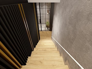 D26 - Mikołów - Projekt domu jednorodzinnego - Schody, styl nowoczesny - zdjęcie od BAGUA Pracownia Architektury Wnętrz