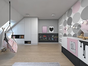 (Sochaczew) Projekt domu jednorodzinnego 8 - Pokój dziecka, styl nowoczesny - zdjęcie od BAGUA Pracownia Architektury Wnętrz