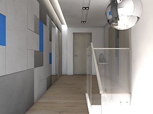 Projekt domu jednorodzinnego 6 - Hol / przedpokój, styl nowoczesny - zdjęcie od BAGUA Pracownia Architektury Wnętrz