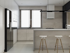 Projekt domu jednorodzinnego 6 - Kuchnia, styl nowoczesny - zdjęcie od BAGUA Pracownia Architektury Wnętrz