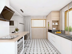 (Dom pod Tarnowem) Projekt domu jednorodzinnego 9 - Kuchnia, styl skandynawski - zdjęcie od BAGUA Pracownia Architektury Wnętrz