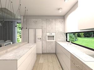 Projekt domu jednorodzinnego 5 - Kuchnia, styl nowoczesny - zdjęcie od BAGUA Pracownia Architektury Wnętrz