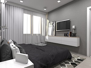 sypialnia - komoda i tv
