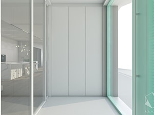 Rzeszów - D23 - Projekt domu jednorodzinnego 600 m2 - Hol / przedpokój, styl nowoczesny - zdjęcie od BAGUA Pracownia Architektury Wnętrz
