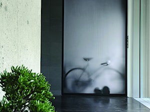 Dom   na   Wyżynie   Lubelskiej - Średni czarny szary hol / przedpokój, styl nowoczesny - zdjęcie od ADHD Pracownia Projektowa