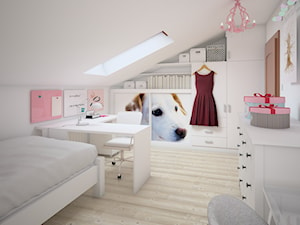 Pokój dziewczynki w pastelach - zdjęcie od Wzornik projektowy - projektowanie wnętrz