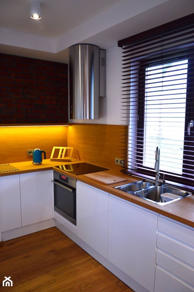 Mieszkanie na warszawskich Bielanach - Kuchnia, styl skandynawski - zdjęcie od Amicus Design