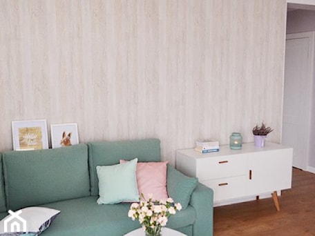 Aranżacje wnętrz - Salon: PasteLOVE wnętrze - Salon, styl skandynawski - Amicus Design. Przeglądaj, dodawaj i zapisuj najlepsze zdjęcia, pomysły i inspiracje designerskie. W bazie mamy już prawie milion fotografii!