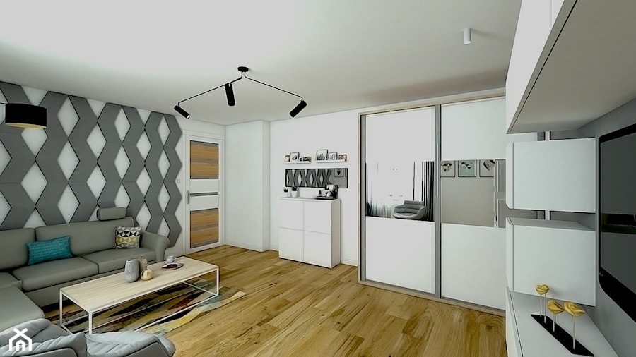 Projekt mieszkania. - zdjęcie od STUDiO K projektowanie wnętrz