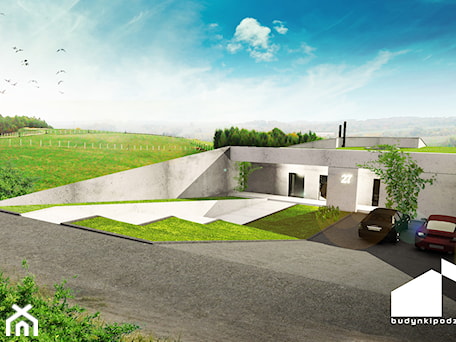 Aranżacje wnętrz - Domy: Earth sheltered house w Polsce - Architekt Marcin Jan GRZEGORZEK Budynki podziemne. Przeglądaj, dodawaj i zapisuj najlepsze zdjęcia, pomysły i inspiracje designerskie. W bazie mamy już prawie milion fotografii!