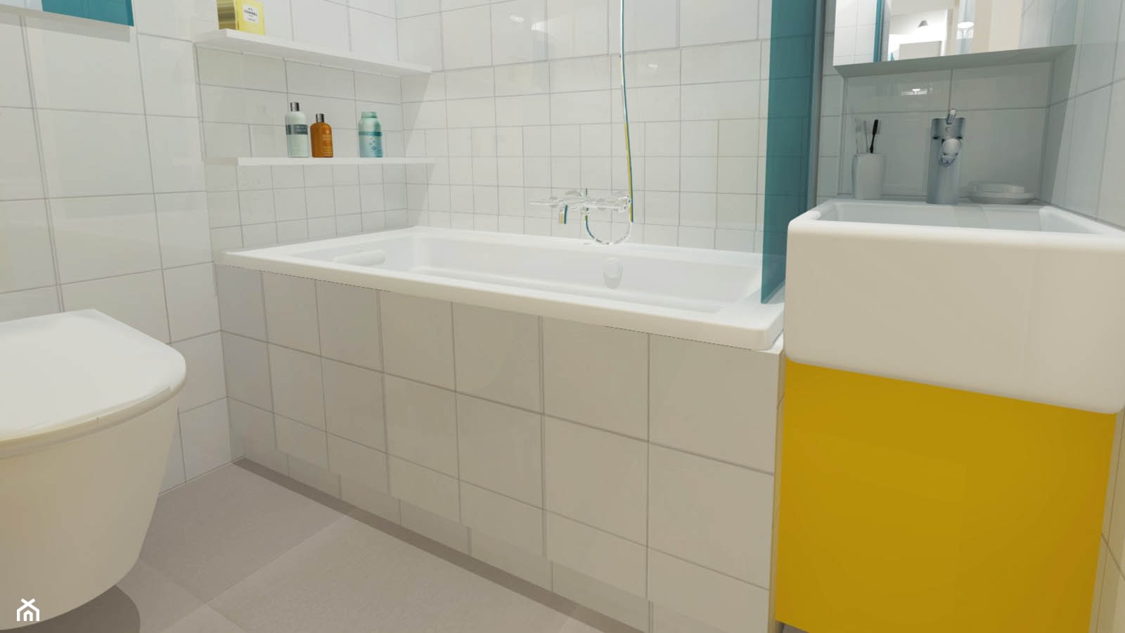 mała łazienka - zdjęcie od izabela wawrzyńska - Homebook