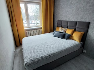Łóżko ze ścianą tapicerowaną w stylu kontynentalnym - zdjęcie od Łóżka New-Concept