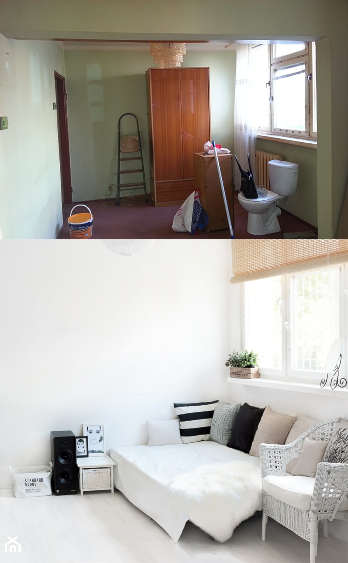 Pokój przed i po - zdjęcie od Paulina