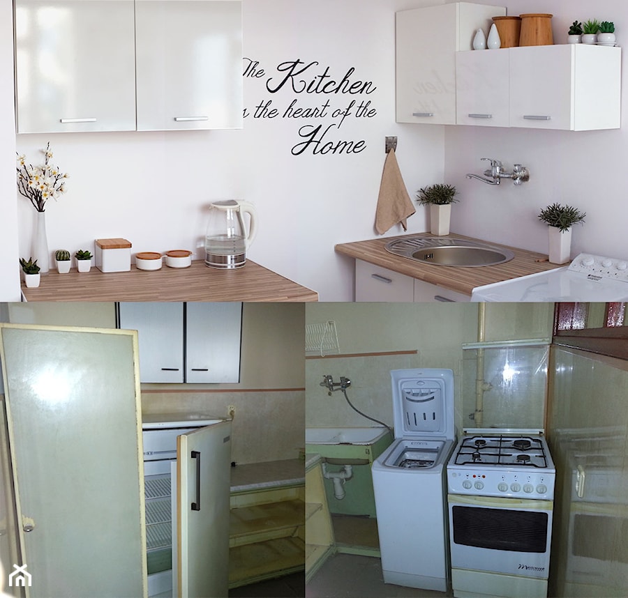 Kuchnia przed i po - zdjęcie od Paulina