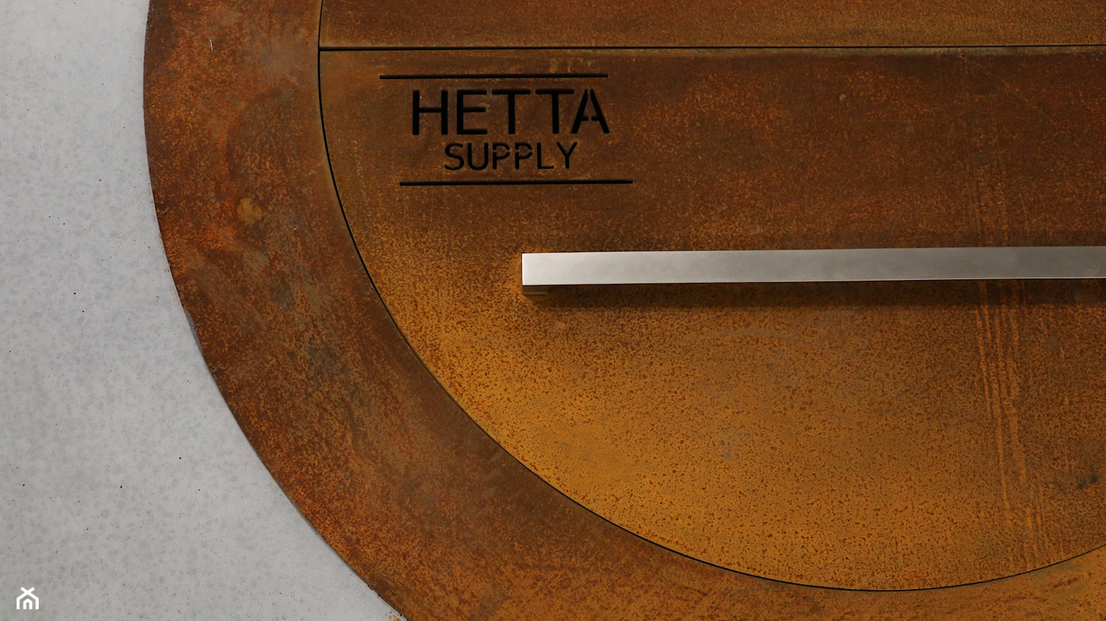 PALENISKA OGRODOWE GRILL HETTA SUPPLY WOOD ROUND CORTEN - zdjęcie od Paleniska Ogrodowe - HETTA Supply - Homebook