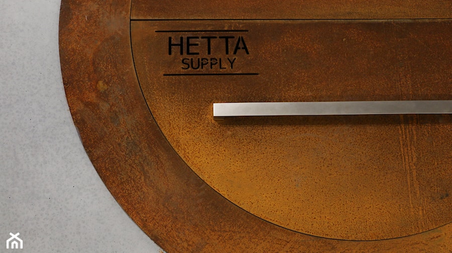 PALENISKA OGRODOWE GRILL HETTA SUPPLY WOOD ROUND CORTEN - zdjęcie od Paleniska Ogrodowe - HETTA Supply