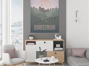 Plakat Warszawa - zdjęcie od Hunny Badger Plakaty