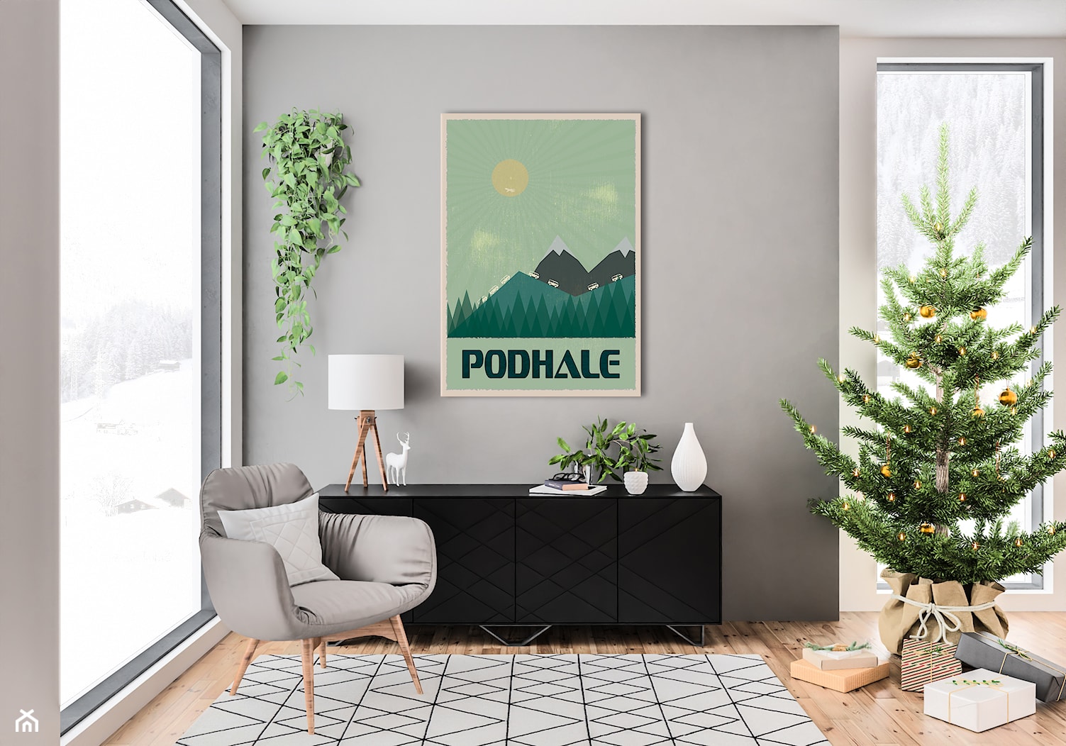 Plakat Podhale - zdjęcie od Hunny Badger Plakaty - Homebook