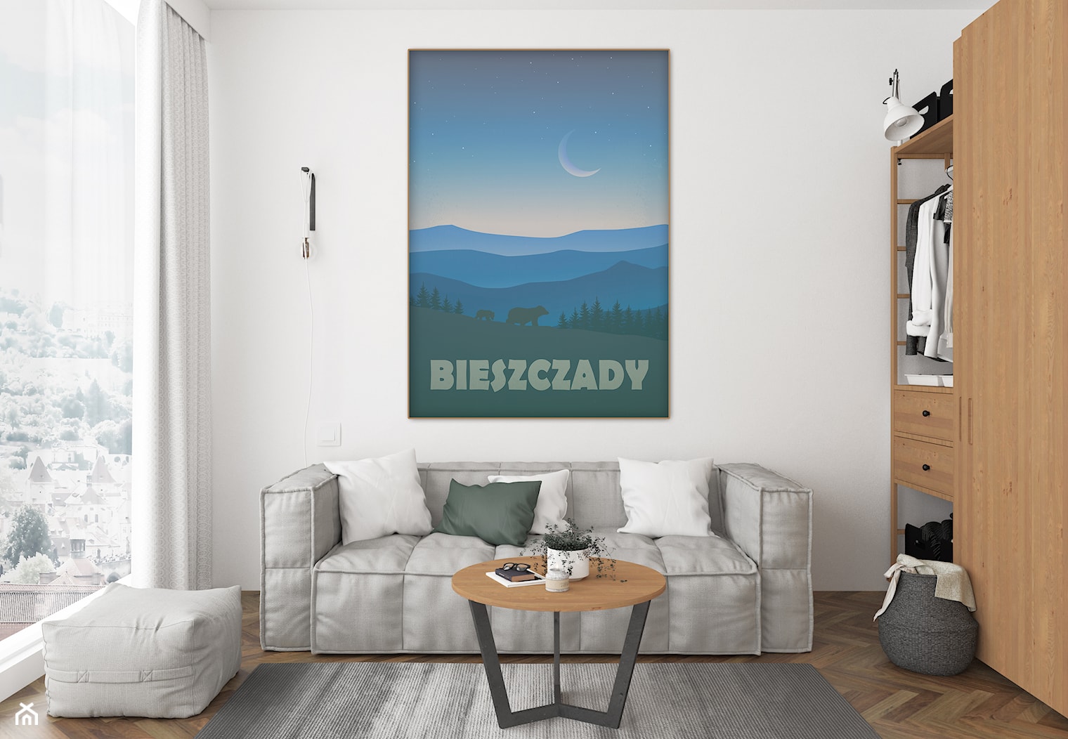 Plakat Bieszczady - zdjęcie od Hunny Badger Plakaty - Homebook