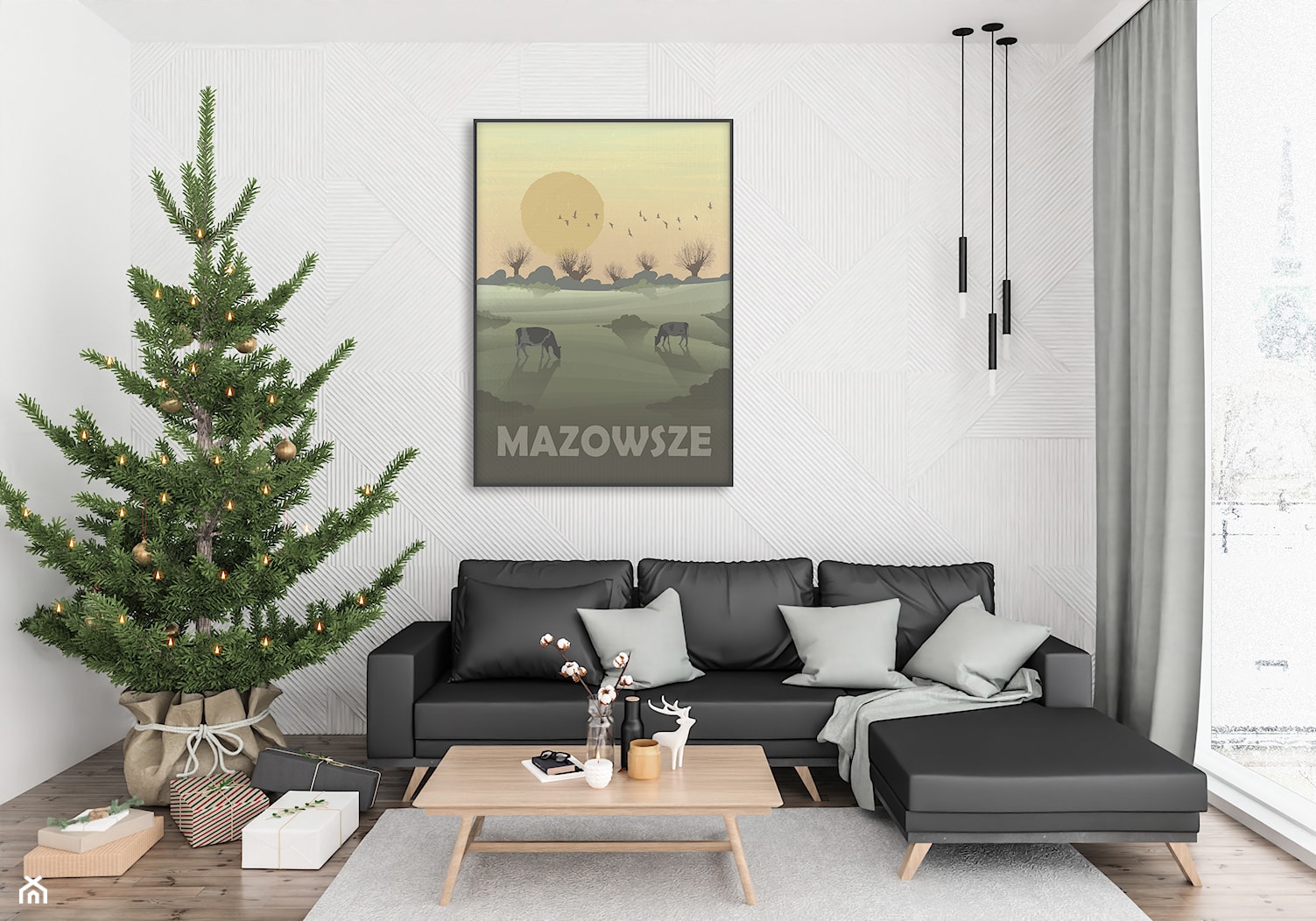 Plakat Mazowsze - zdjęcie od Hunny Badger Plakaty - Homebook