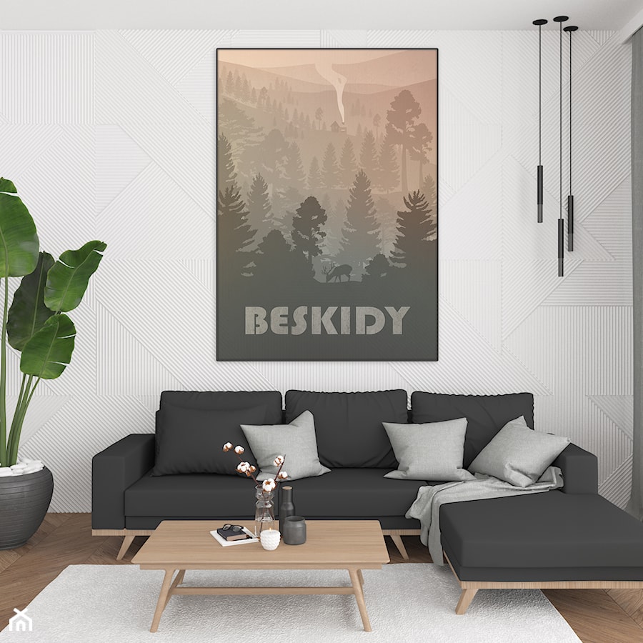 Plakat Beskidy - zdjęcie od Hunny Badger Plakaty