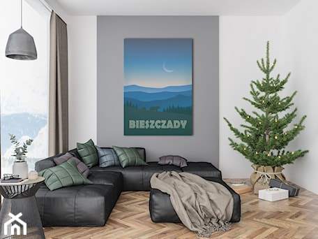 Aranżacje wnętrz - Salon: Plakat Bieszczady - Hunny Badger Plakaty. Przeglądaj, dodawaj i zapisuj najlepsze zdjęcia, pomysły i inspiracje designerskie. W bazie mamy już prawie milion fotografii!