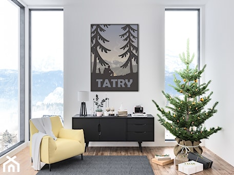 Aranżacje wnętrz - Salon: Plakat Tatry - Hunny Badger Plakaty. Przeglądaj, dodawaj i zapisuj najlepsze zdjęcia, pomysły i inspiracje designerskie. W bazie mamy już prawie milion fotografii!