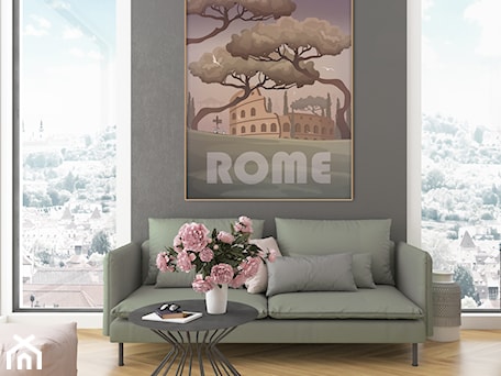 Aranżacje wnętrz - Salon: Plakat Rome (Rzym) - Hunny Badger Plakaty. Przeglądaj, dodawaj i zapisuj najlepsze zdjęcia, pomysły i inspiracje designerskie. W bazie mamy już prawie milion fotografii!