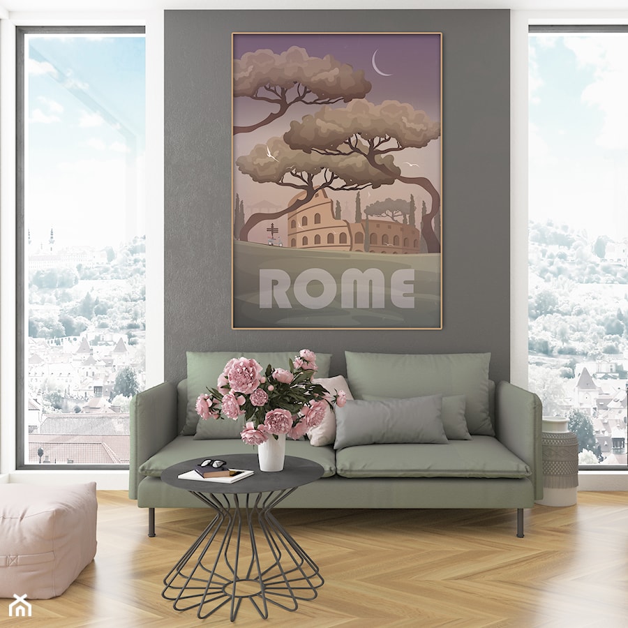 Plakat Rome (Rzym) - zdjęcie od Hunny Badger Plakaty