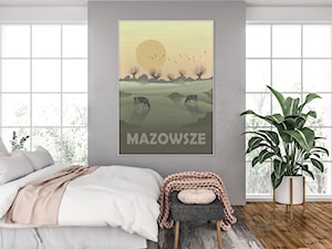 Plakat Mazowsze - zdjęcie od Hunny Badger Plakaty