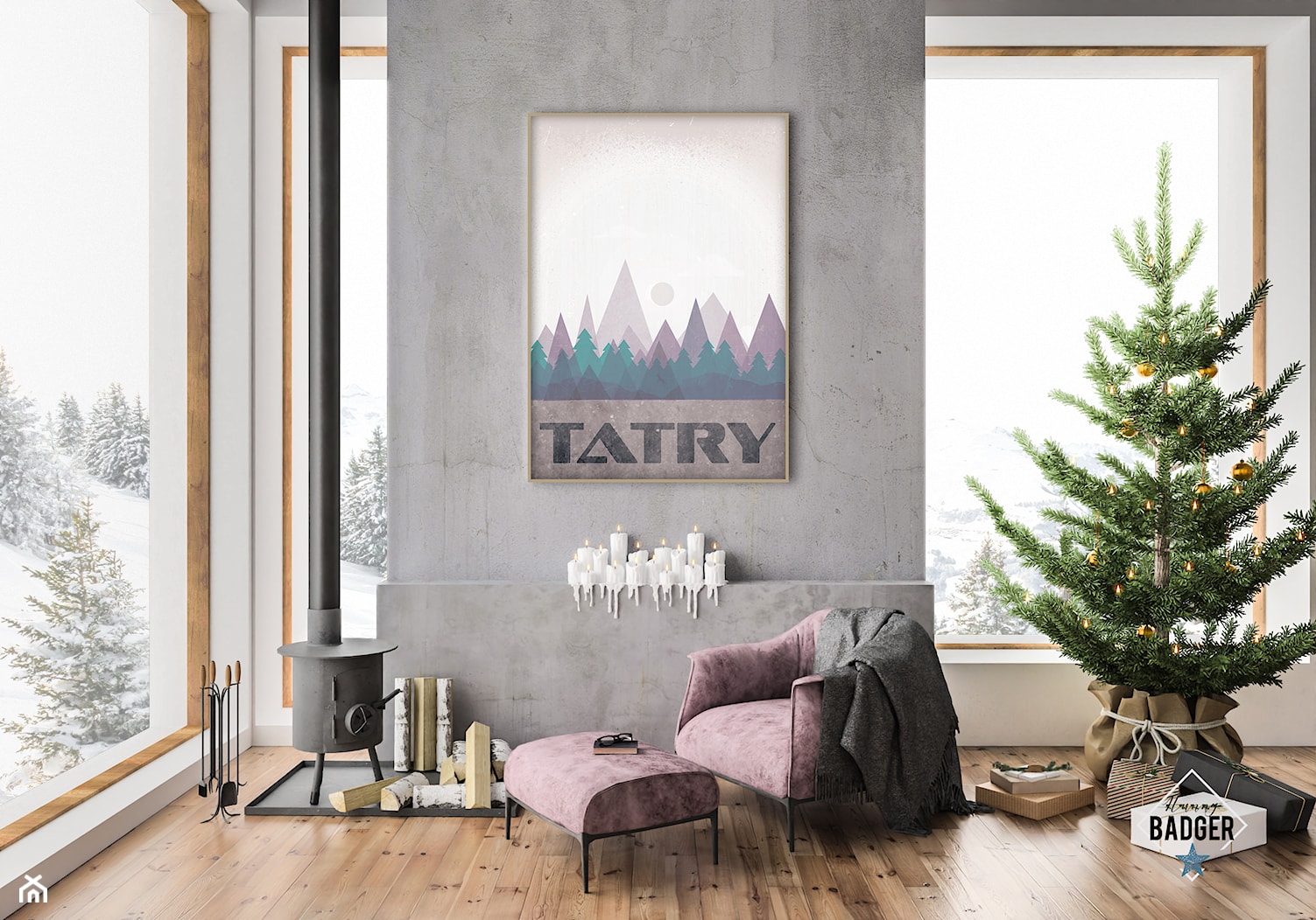 Plakat Tatry - zdjęcie od Hunny Badger Plakaty - Homebook