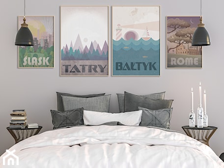 Aranżacje wnętrz - Sypialnia: Plakat Bałtyk i Tatry - Hunny Badger Plakaty. Przeglądaj, dodawaj i zapisuj najlepsze zdjęcia, pomysły i inspiracje designerskie. W bazie mamy już prawie milion fotografii!