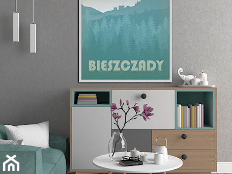 Aranżacje wnętrz - Salon: Plakat Bieszczady - Hunny Badger Plakaty. Przeglądaj, dodawaj i zapisuj najlepsze zdjęcia, pomysły i inspiracje designerskie. W bazie mamy już prawie milion fotografii!