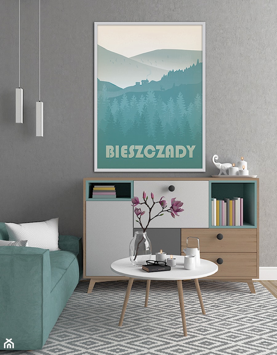 Plakat Bieszczady - zdjęcie od Hunny Badger Plakaty