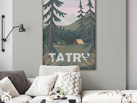 Aranżacje wnętrz - Salon: Plakat Tatry - Hunny Badger Plakaty. Przeglądaj, dodawaj i zapisuj najlepsze zdjęcia, pomysły i inspiracje designerskie. W bazie mamy już prawie milion fotografii!